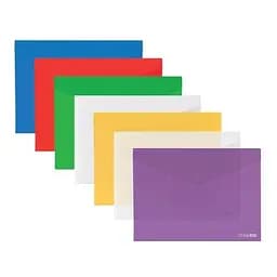 Папка-конверт B5 на кнопці E31302 Economix, глянець (4044572313027) МІКС