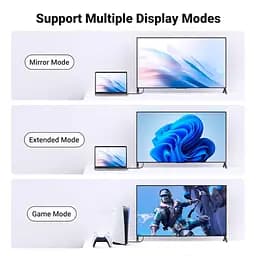 Кабель мультимедійний HDMI M to HDMI M 3.0m V2.0 4K60Hz HD153 black Ugreen (25300) - мініатюра 7