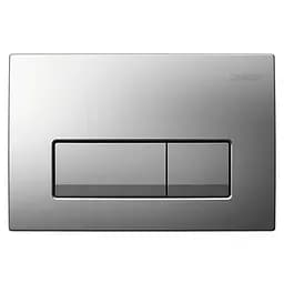 Клавіша змиву Geberit Delta50 хром матовий 115.119.46.1 (115.105.46.1), Хром матовый