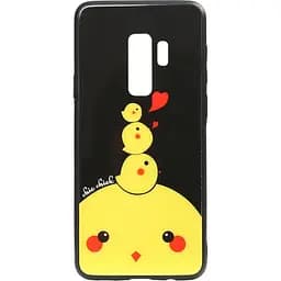 Чохол-накладка Toto Cartoon Print Glass Case Samsung Galaxy S9+ Chicken Chick