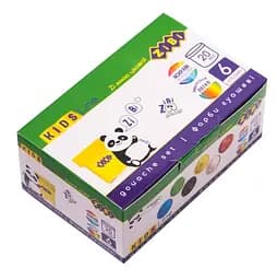 Фарби гуашеві, 6 кольорів, 20 мл, 129383