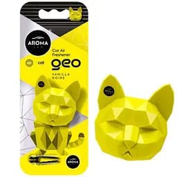 Ароматизатор в авто Aroma Car Geo Cat Polymer Vanilla Noire (5904224121525)