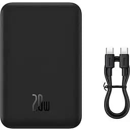 Портативна батарея Baseus Magnetic Mini Wireless Fast Charge 20000 mAh 20W PPCX150001 Black - мініатюра 7