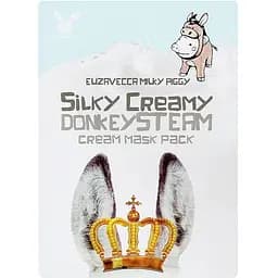 Маска тканевая с паровым кремом 25 мл Elizavecca Silky Creamy Donkey Steam Cream Mask