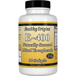 Вітамін E Healthy Origins Vitamin E суміш Токоферолів 400 МО 90 капсул