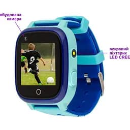 Смарт-годинник Amigo GO005 4G WIFI Kids waterproof Thermometer Blue (747017) - мініатюра 2