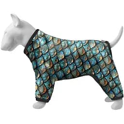 Ветровка для собак Waudog Clothes, рисунок "Луска", S30