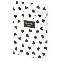 Книга записна A5 в клітинку Black&White 80 аркушів (8700-26-A) - мініатюра 2