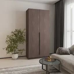 Шкаф 2-дверный MebelStar Оскар ДСП BG, дополнительная штанга 100x52x220 см Дуб ристрето (MBS-4494)