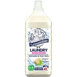 Гель для стирки Les Lavandieres с Марсельским мылом и Алоэ Вера универсальный 1850 мл