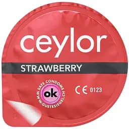 Презервативи Ceylor Strawberry зі смаком суниці