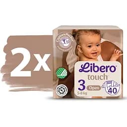 Набір підгузки Libero Touch 3 (5-8 кг) 80 шт. - мініатюра 2