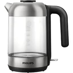 Электрочайник Philips Series 5000, 1.7 л черно-серебристый (HD9339/80)