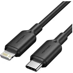 Дата кабель USB-C to Lightning 2.0m 3A black Vention (LAKBH)