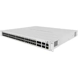 Комутатор Mikrotik CRS354-48P-4S+2Q+RM, 48xGE PoE+,4xSFP+, 2xQSFP+, 750W max, L3 (CRS354-48P-4S+2Q+RM)