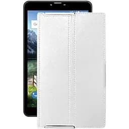 Чохол StatusCASE з екошкіри для планшету Bravis NB851 8 3G Білий