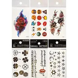 Татуювання Tattoo, 610, блістер 10.5x6 см, 20 шт. в упаковці