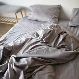 Комплект постільної білизни сімейний з 2 підковдрами 150 x 220 см Сатин Coventry срібло Сірий - мініатюра 4