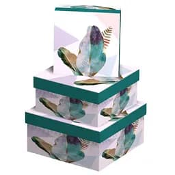 Набор подарочных коробок UFO Feather 2289-SY436, 3 шт. (2289-SY436 Набор 3 шт FEATHER пр)