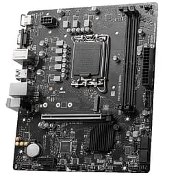 Материнська плата MSI PRO H610M-E DDR4 (PRO H610M-E DDR4) (Socket 1700, Intel H610, Micro-ATX) - мініатюра 2