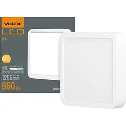 Cвітильник накладний Videx LED 12W 5000K квадратний (VL-DLSS-125)