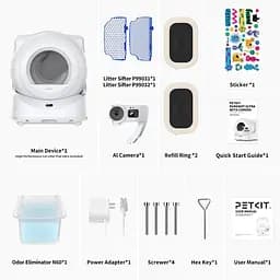Смарт автоматичний лоток PETKIT Purobot Ultra with Camera (P9903) - мініатюра 4
