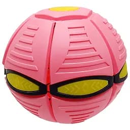 Летючий трансформерний м'яч 1002-3(Pink) світиться - мініатюра 2