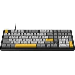 Клавіатура Ajazz AK980 MAX Magnetic Switch USB UA Black/Grey/Yellow (AK980-MAX-M-BGY) - мініатюра 2