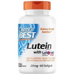 Натуральна добавка Doctor's Best Lutein with Lutemax 2020 60 вегакапсул
