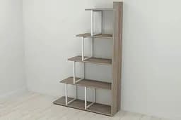 Етажерка Ferrum-decor Стелла 1600x1020x300 Білий метал ДСП Дуб Сонома Трюфель (FRD-103470)