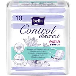 Прокладки урологічні Bella Control Discreet Extra 10 шт.