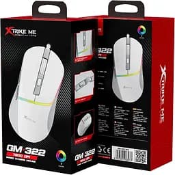 Миша Xtrike Me GM-322 RGB White (GM-322WH) - мініатюра 2