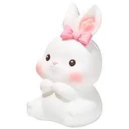 Ночник детский Зайчик LED силиконовый с аккумулятором (24-464)