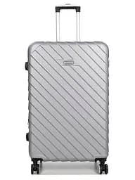 Валіза велика L ABS-пластик Madisson Snowball 03403 78х52х32см 103+17л Срібна - мініатюра 2