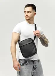 Сумка женская Sambag Makros черная 23 х 19 х 7 см (70230001m)