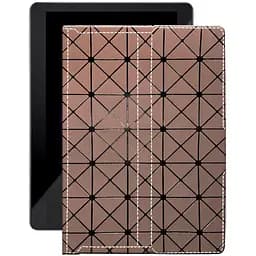 Чехол StatusCASE из экокожи для планшета Pixus Blast Коричневый ромб