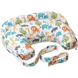 Подушка для годування Boppy Deluxe бірюзово-помаранчева (79912.43)