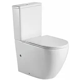 Унитаз-компакт Mixxus Premium Ellipse-0402-R 660x390x855 мм, Rimless MP6468, Белый