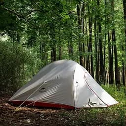 Намет Naturehike Cloud Up 3 Updated NH18T030-T надлегкий тримісний з футпринтом 20D темно-зелений - мініатюра 5