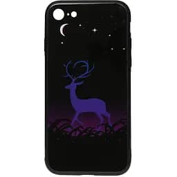 Чохол-накладка Toto Night Light Print Glass Case Apple iPhone 7/8/SE 2020 Deer
