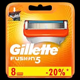Змінні картриджі для гоління Gillette Fusion, 8 шт. - мініатюра 2