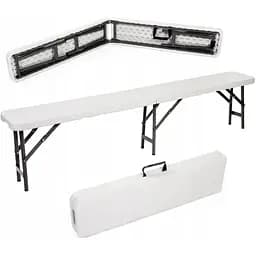 Лава розкладна садова туристична 180см біла