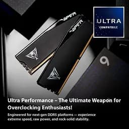 Модуль пам'яті для комп'ютера DDR5 32GB (2x16GB) 6400 MHz Viper Elite 5 Ultra RGB Patriot (VEUR532G6432K) - мініатюра 6