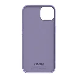 Силиконовый чехол для Apple iPhone 14, ICON2 Case, фиолетовый, противоударный, панель, защита всего корпуса, матовая поверхность Soft Touch, выступает над дисплеем, совместим с защитными стеклами и пленками, с микрофиброй, ArmorStandart (ARM63590) - мініатюра 2