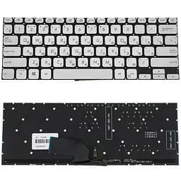Клавіатура для ноутбука ASUS (X330 series) rus, silver, без кадру