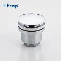 Донний клапан Frap F62, автомат, 1 1/4", хром, Хром - мініатюра 2