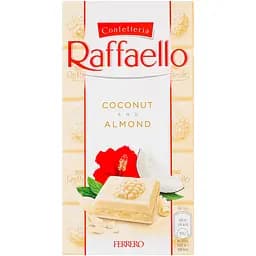 Шоколад Raffaello білий з мигдалем 90 г (895507)