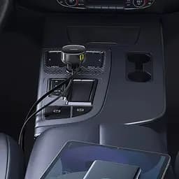 Розгалужувач - подовжувач зарядний в авто Baseus Enjoyment Pro 60 W (1USB-C) + висувний кабель Type-C - мініатюра 8