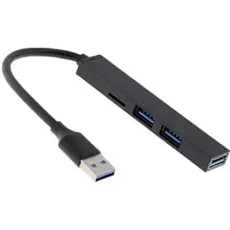 Хаб разветвитель юбка XO Hub014A на 3 порта Usb + microSD