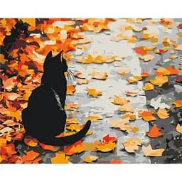 Картина за номерами на підрамнику Brushme Пильнує осінь